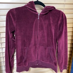burgundy juicy couture jacket